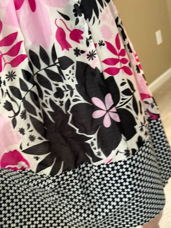 Sportmax MaxMara floral summer dress Italy Italian cotton silk wedding guest 6 - Picture 5 of 12